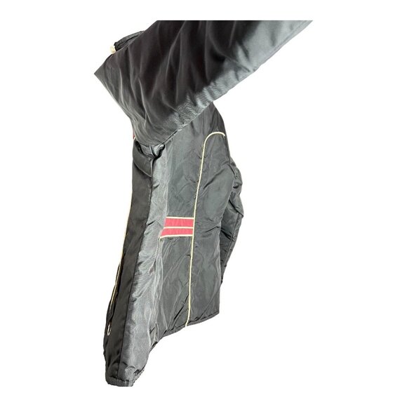 Vintage Arctic Cat Arctic wear Tall Med Black Winter Sports Jacket Coat Sledding - Picture 9 of 11